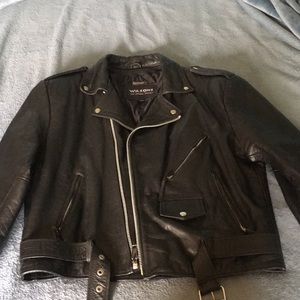 Wilson Leather Biker Jacket